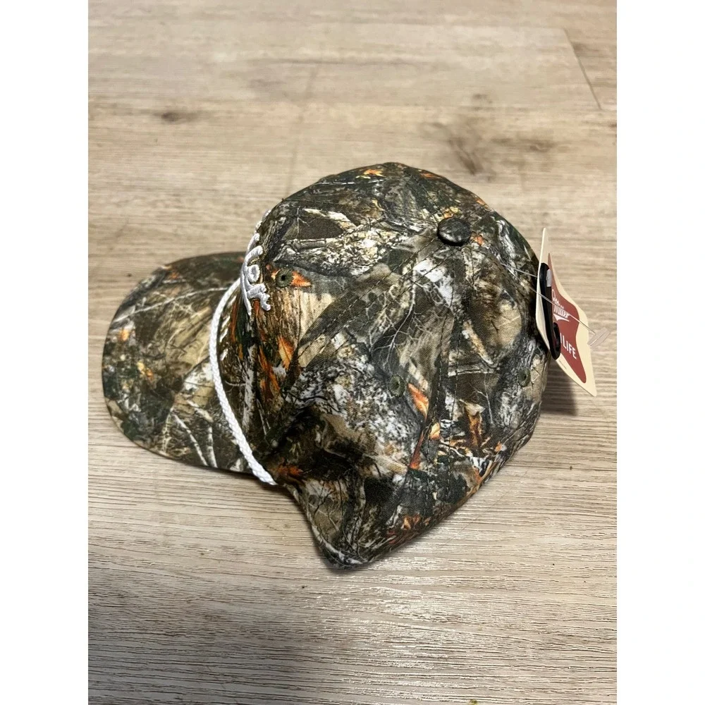 Miller High Life‎ Hat Mens Camo Rope Snapback Cap Beer Logo Camouflage NWT